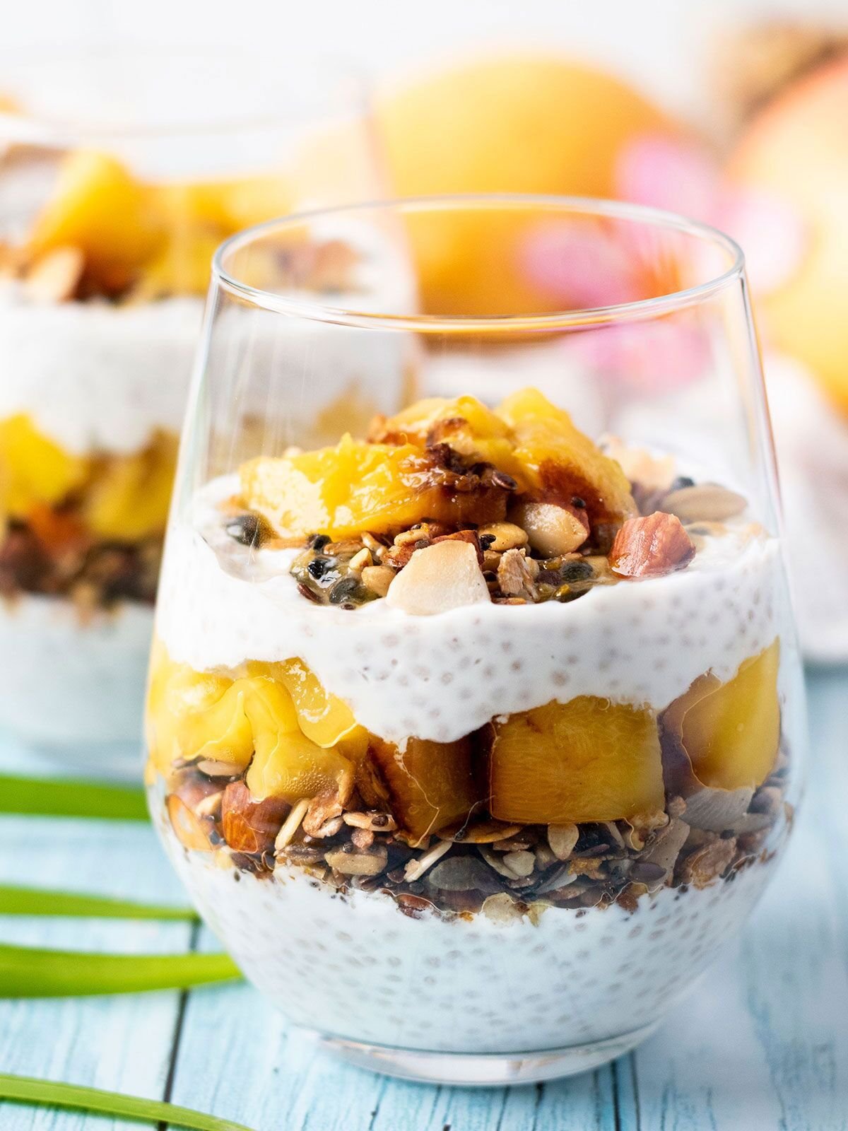 Caramelised Mango Parfaits