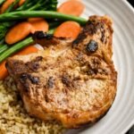 A healthy miso pork chop.